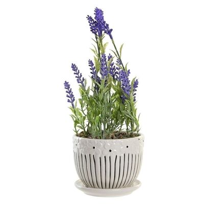 CERAMIC PLANT PE 11X11X28 LAVENDER 2 ASSORTED. JA202581