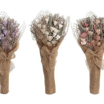 JUTE DRIED FLOWER BOUQUET 20X20X45 3 ASSORT. JA205313