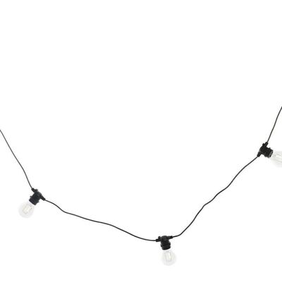 GUIRLANDE VERRE 850X6X12 10LEDS DOUBLE FILAMENT LA192611