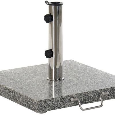 BASE PARASOL GRANITO INOX 45X45X35 25KG 48MM/38M MB178832