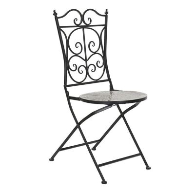 CERAMIC FORGE CHAIR 39X50X93 BLACK MB187650