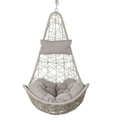 HANGING ARMCHAIR SYNTHETIC RATTAN 82X75X125 WITHOUT BASE MB190170
