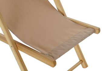 MDF POLYESTER SALON 57,5X113X77 COUSSIN MARRON MB192542 7