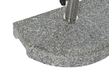 SOCLE DE PARASOL GRANIT 45X28X36,5 20KGS, KG 38/32MM MB192545 3