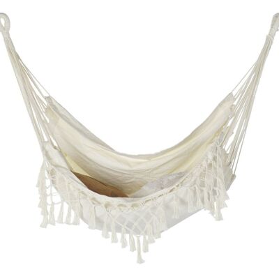 COTTON HANGING CHAIR 100X60X128 100KGS, FRINGES MB192554