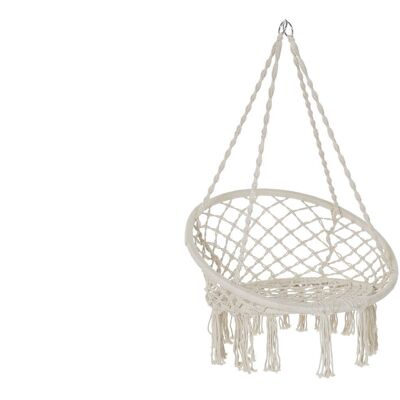 COTTON STEEL HANGING CHAIR 80X63X120 100KGS MB192557