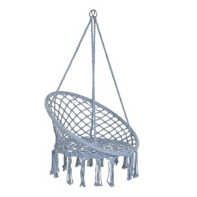 COTTON STEEL HANGING CHAIR 80X63X128 100KG, MB200815
