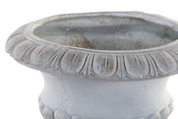 JARDINIÈRE EN FIBRE DE VERRE 49.5X49.5X39.5 GRIS MC200766 3