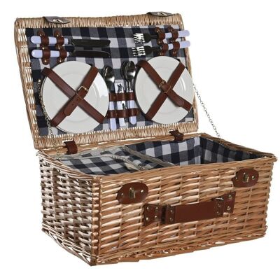 CESTA PICNIC SET 15 MIMBRE 48X32X22 NATURAL PC200718