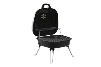 BARBECUE ACIER 44,5X42X34 PLATEAU NOIR RC200723 6