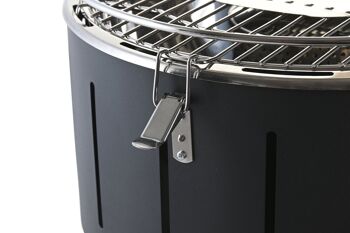 BARBECUE ACIER PVC 34,5X34,5X25 4xAA SANS FUMEE RC200724 4