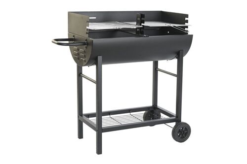 BARBACOA ACERO 91X45X89 NEGRO RC200726