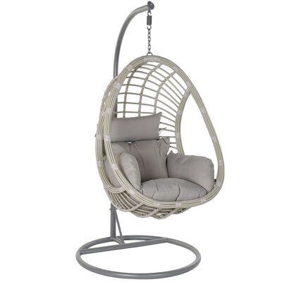 HANGING ARMCHAIR SYNTHETIC RATTAN 90X70X110 120kg MA MB166621