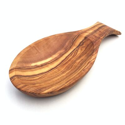 Cooking spoon rest spoon rest handmade from olive wood