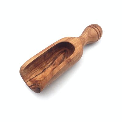 Salt shovel 11 cm made of olive wood