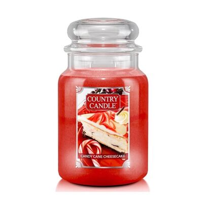 Candy Cane Cheescake Large scented candle