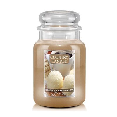 Coconut & Marshmallow Grande candela profumata