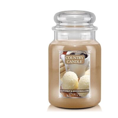 Coconut & Marshmallow Large scented candle