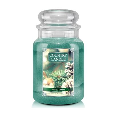 Scented candle Tinsel Thyme Large