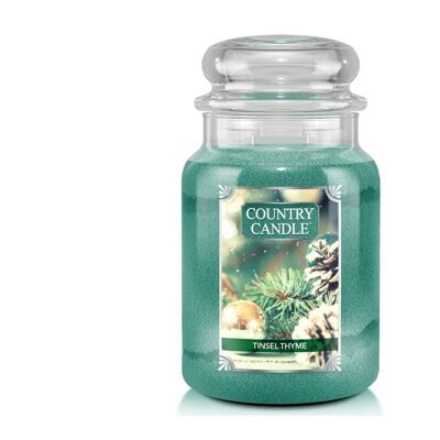 Scented candle Tinsel Thyme Large