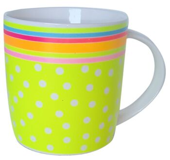 Mug en céramique de différentes couleurs vives dans une boîte à œufs de 12 pièces 3