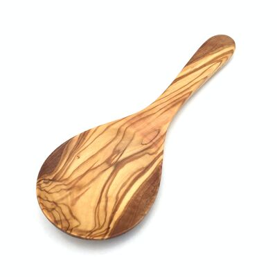 Rice spoon serving spoon extra wide 25 cm made of olive wood