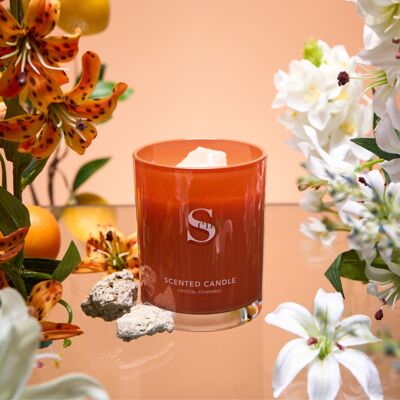 Himalayan Salt Stones Crystal Scented Candles-Calming Moments Large