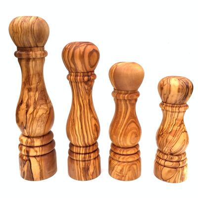 Salt and pepper mill Handcrafted from olive wood