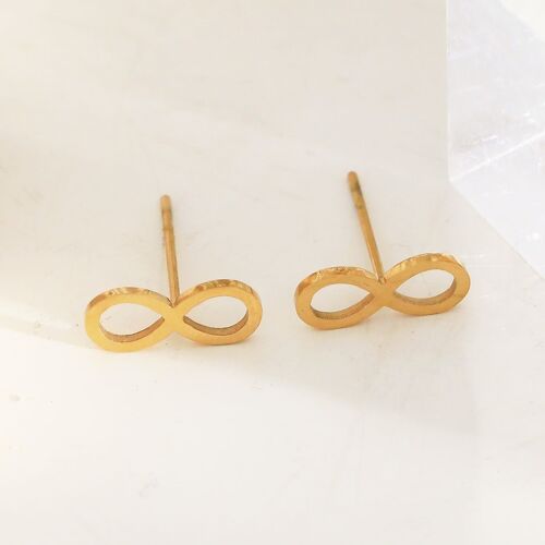 Boucles d'oreilles infini