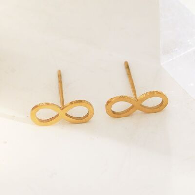 Boucles d'oreilles infini