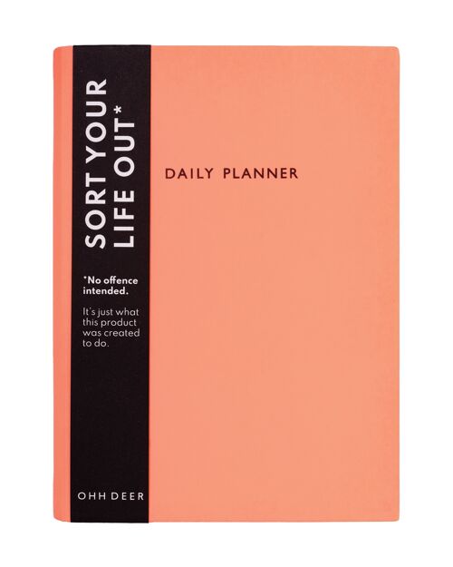 Coral A5 Daily Planner