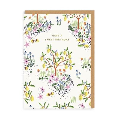 Cath Kidston „Have a Sweet Birthday Lemon Trees“-Grußkarte
