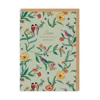 Cath Kidston Nan - Oiseaux d'été Carte de vœux 2