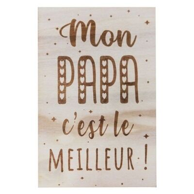 Carte "Mon papa c'est le meilleur !"