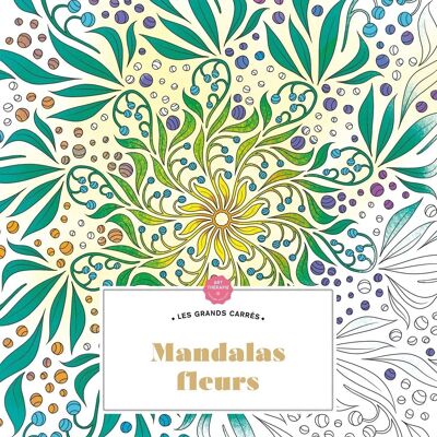 LIVRE DE COLORIAGE - Mandalas fleurs