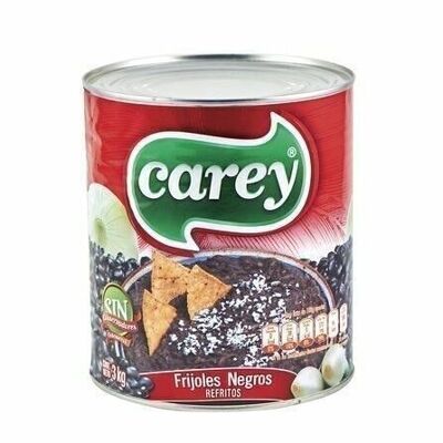 Frijoles negros refritos - Carey - 3 kg