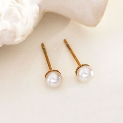Boucles d'oreilles mini perle