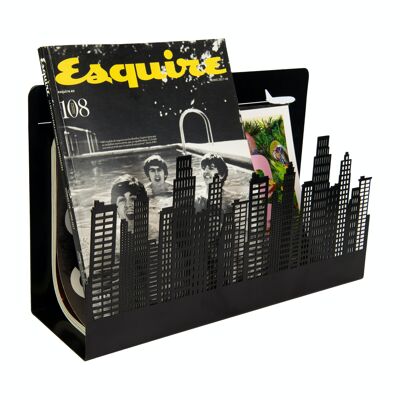 Magazine Rack'Skyline' - Black
