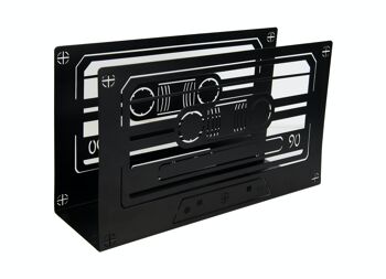 Porte-Revues 'Cassette' - Noir 1