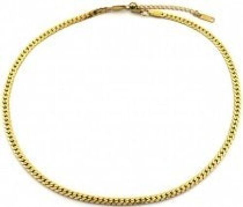 D-D21.2 N064-001G S. Steel Necklace 4.5mm Chain 40-45cm