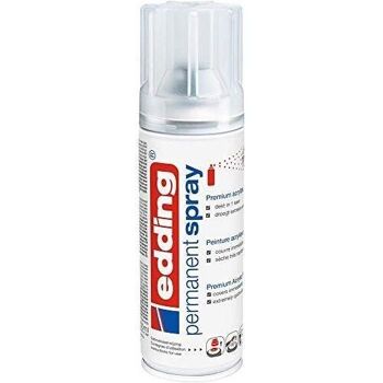 Edding 5200 Spray permanent - Vernis clair - Aérosol - 200 ml - Vernis acrylique fini mat ou brillant - pour fixer et protéger la peinture 2