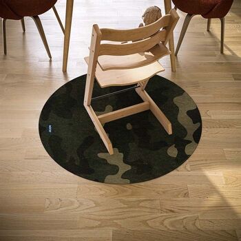 Kinderstoel Vloerbeschermer Camouflage 15