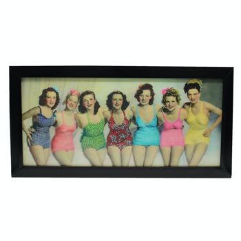 3DICON-57 - Iconic 3D 23x50cm - Bathing Beauties - Vendu en 1x unité/s par extérieur 1