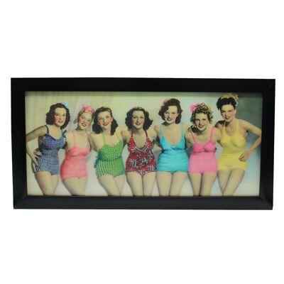 3DICON-57 - Iconic 3D 23x50cm - Bathing Beauties - Sold in 1x unit/s per outer