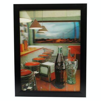 3DICON-64 - Iconic 3D 23x50cm - Cola Bar - Verkauft in 1x Einheit/en pro Außenhülle