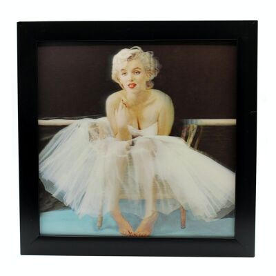 3DICON-79 - Iconic 3D 30x40cm - Marilyn White Dress - Vendu en 1x unité/s par extérieur