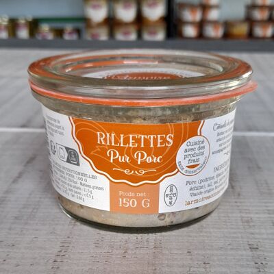 Pure pork rillettes