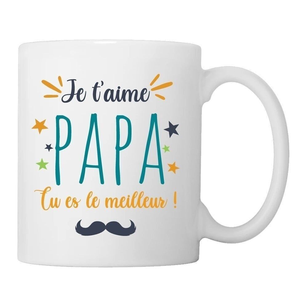 Taza "Te amo papá, eres el mejor"
