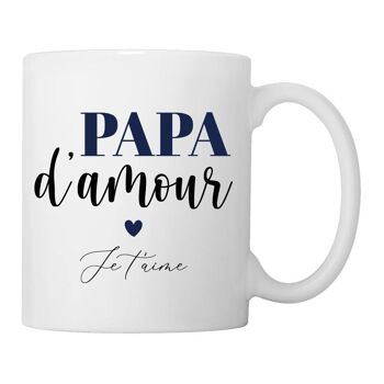 Mug "Papa d'amour, Je t'aime"