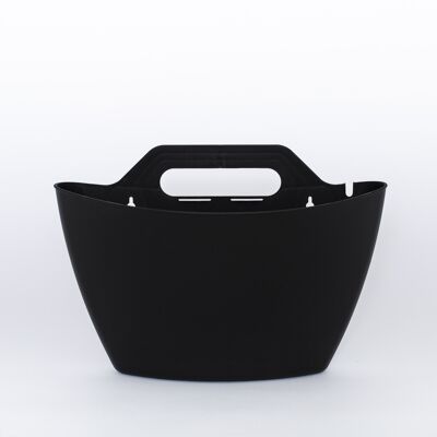 wall planter; black